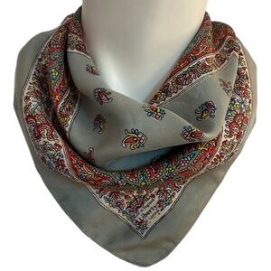 Liberty of London Vintage Silk Pocket Square 🇬🇧– Paisley & Floral Print